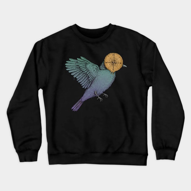 Contemplation of a Journey Crewneck Sweatshirt by normanduenas